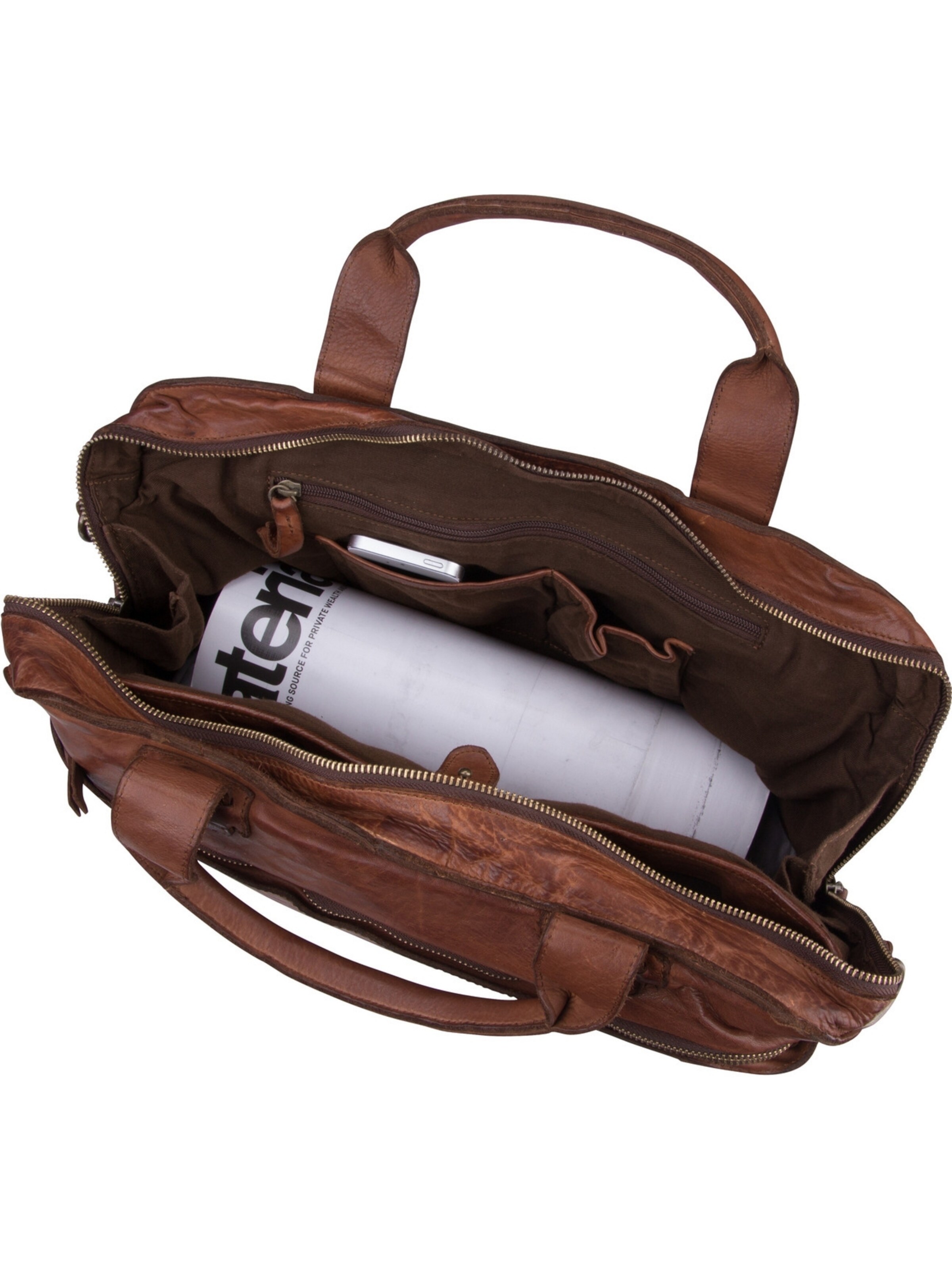 Harold's Document Bag in Brown