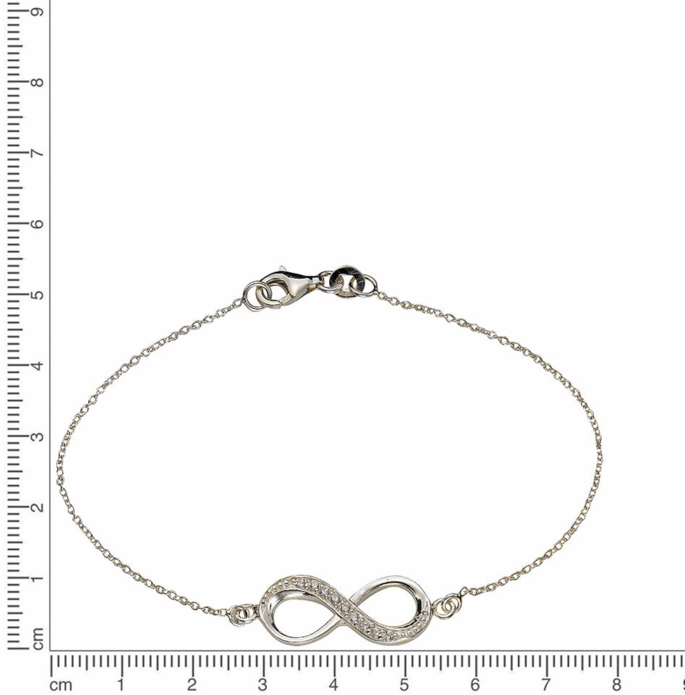 FIRETTI Armband »Infinity« in Silber