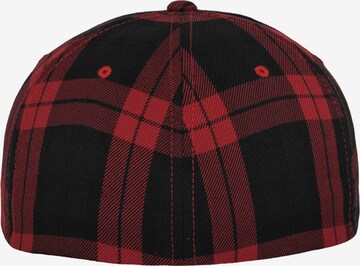 Cappello da baseball 'TARTAN PLAID' di Flexfit in rosso