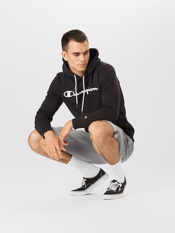 Champion Authentic Athletic Apparel Klasický střih Mikina – černá