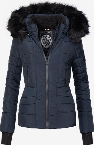 NAVAHOO Winterjas 'Adele' in Blauw: voorkant