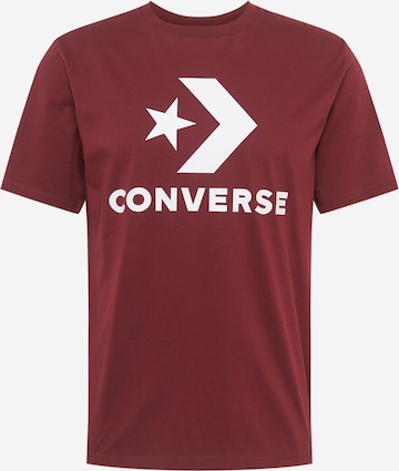 CONVERSE Shirt 'Star Chevron' in Rot: front