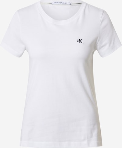 Calvin Klein Jeans Camiseta en negro / blanco, Vista del producto