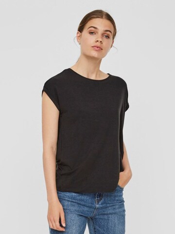 melns VERO MODA T-Krekls 'Ava': no priekšpuses
