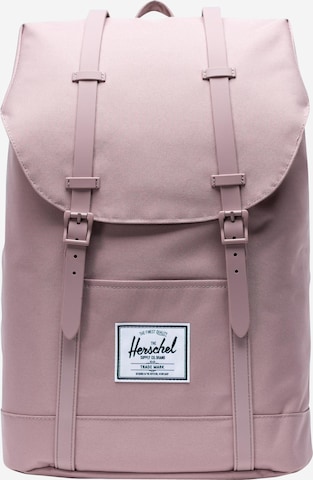 Herschel Rugzak 'Retreat' in Roze: voorkant