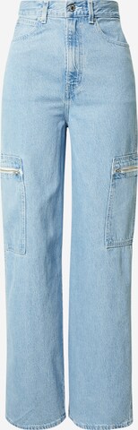 LEVI'S ® Wide leg Cargojeans 'Utility High Loose Jeans' in Blauw: voorkant