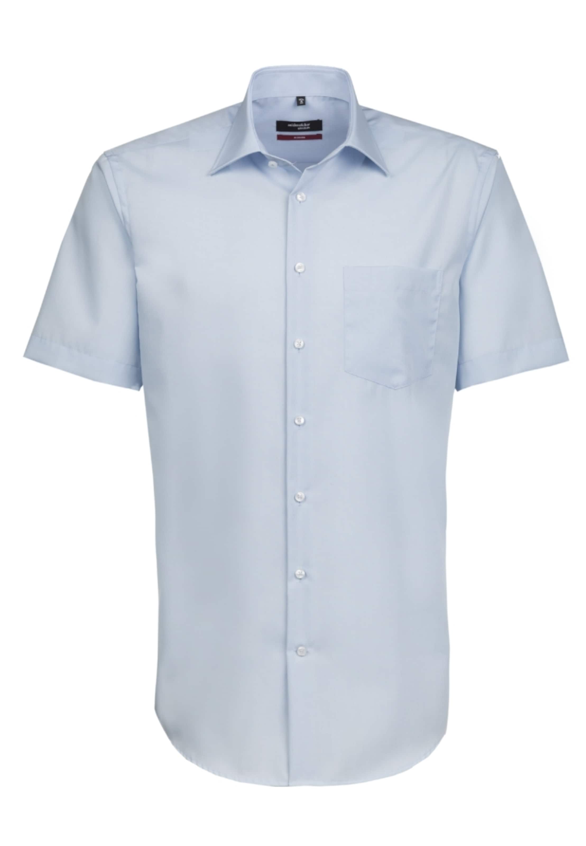 SEIDENSTICKER Overhemd in Blauw: voorkant