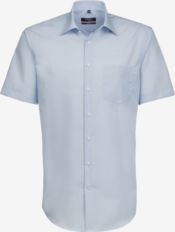 Coupe regular Chemise SEIDENSTICKER en bleu : devant