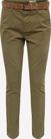 TOM TAILOR DENIM Chino in Groen: voorkant