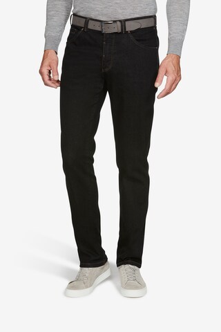 Meyer Hosen Regular Jeans 'Dublin' in Schwarz: predná strana