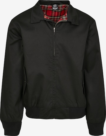 Brandit Between-Season Jacket 'Lord Canterbury' in Black: front