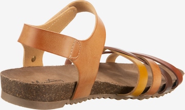 MUSTANG Sandalen met riem in Bruin