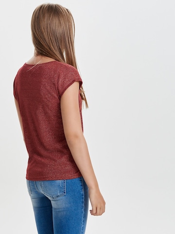 ONLY Shirt 'ONLSilvery' in Rood
