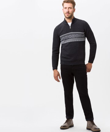 BRAX Pullover 'Steffen' in Grau