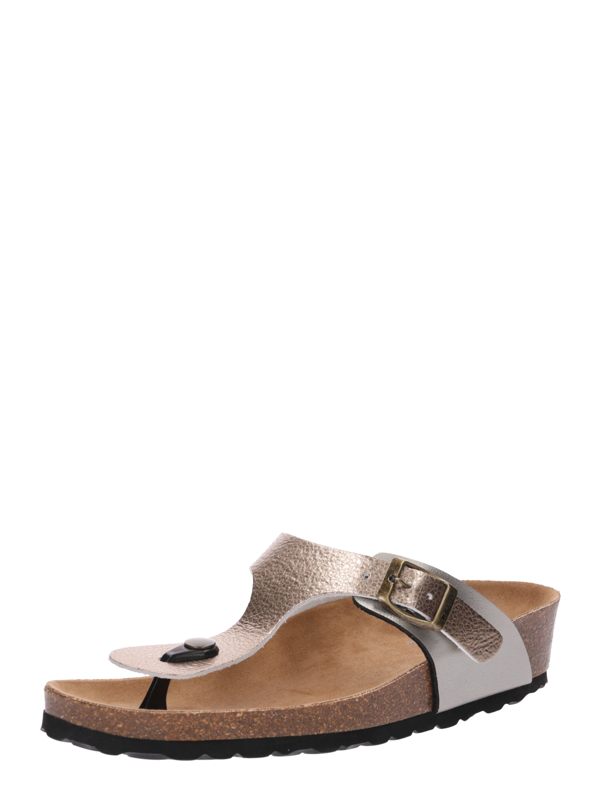 Fritzi aus Preußen - Teenslipper 'Sally Bio Dublin' in de kleur Zilver