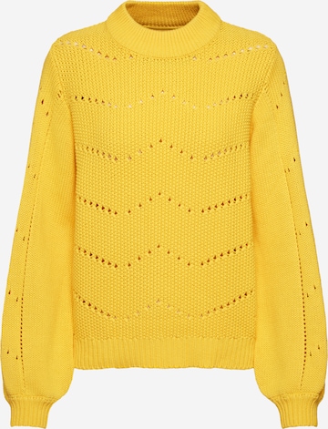 Pull-over minimum en jaune : devant