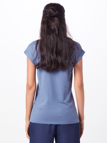 Iriedaily Shirt 'Skateowl 2' in Blue: back