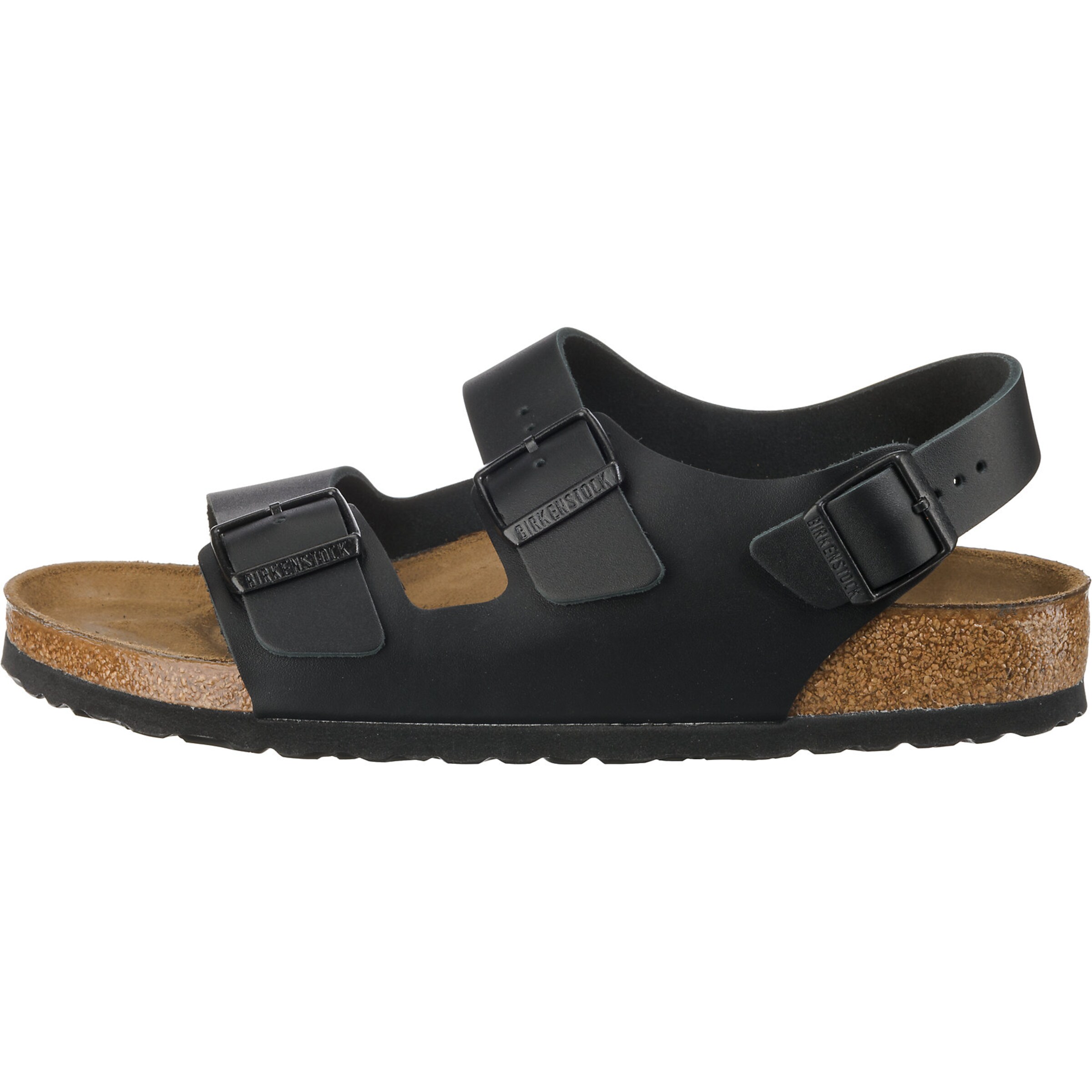 BIRKENSTOCK Sandály 'Milano' – černá