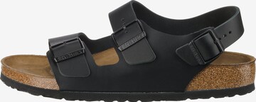 BIRKENSTOCK Sandale 'Milano' in Schwarz