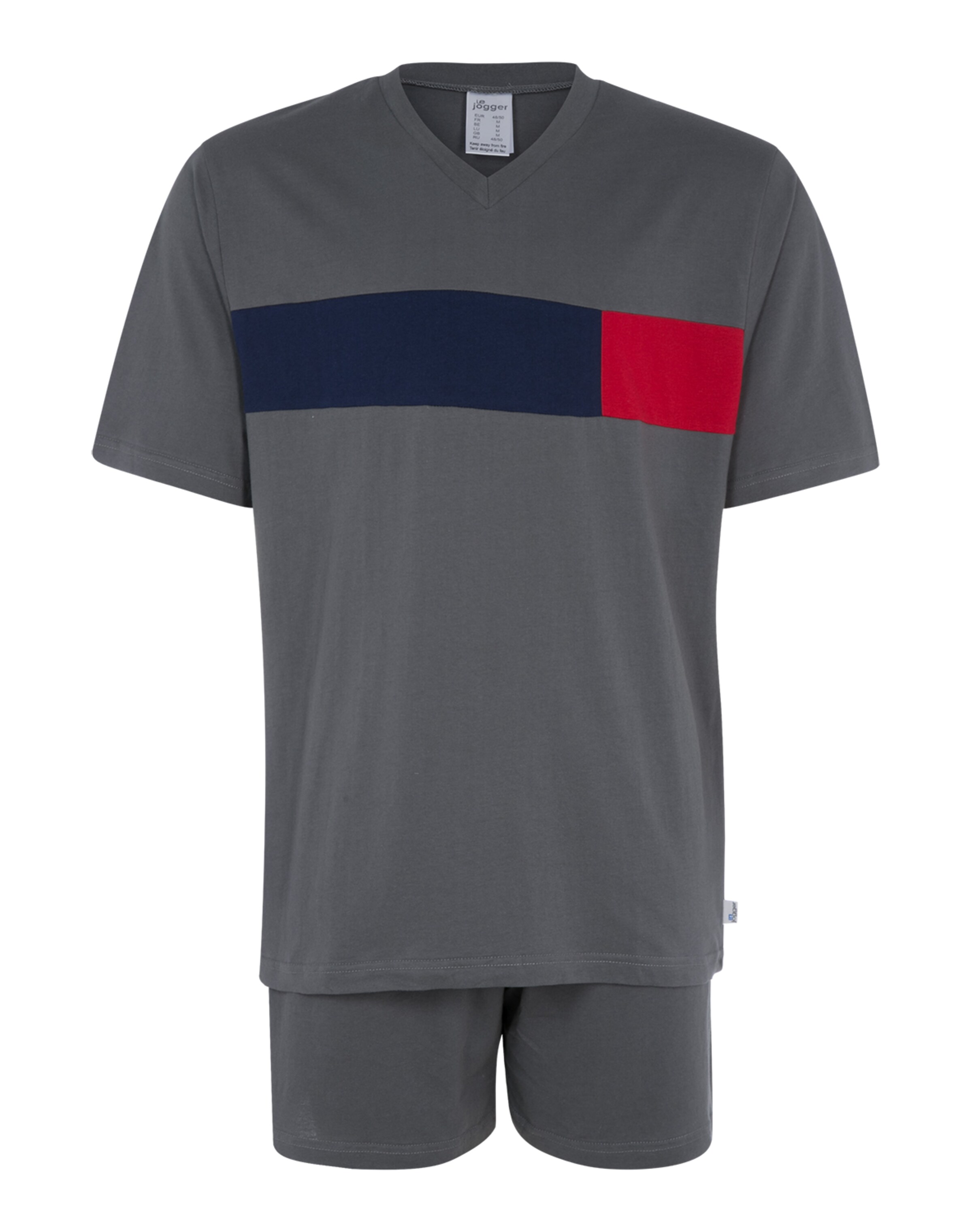 LE JOGGER Shorty (2 Stck.) in Blau