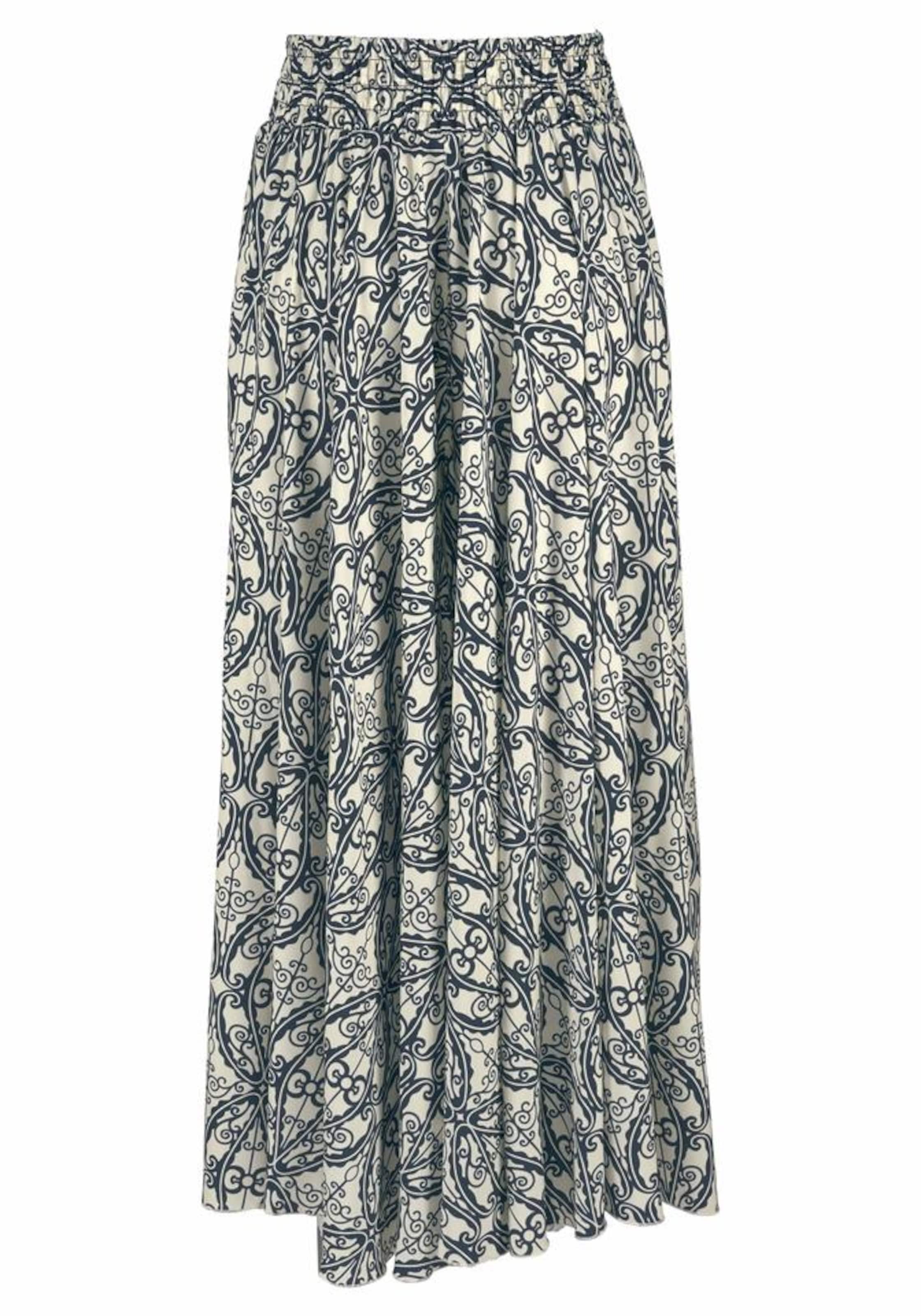 LASCANA Wide leg Harembroek in Blauw: voorkant