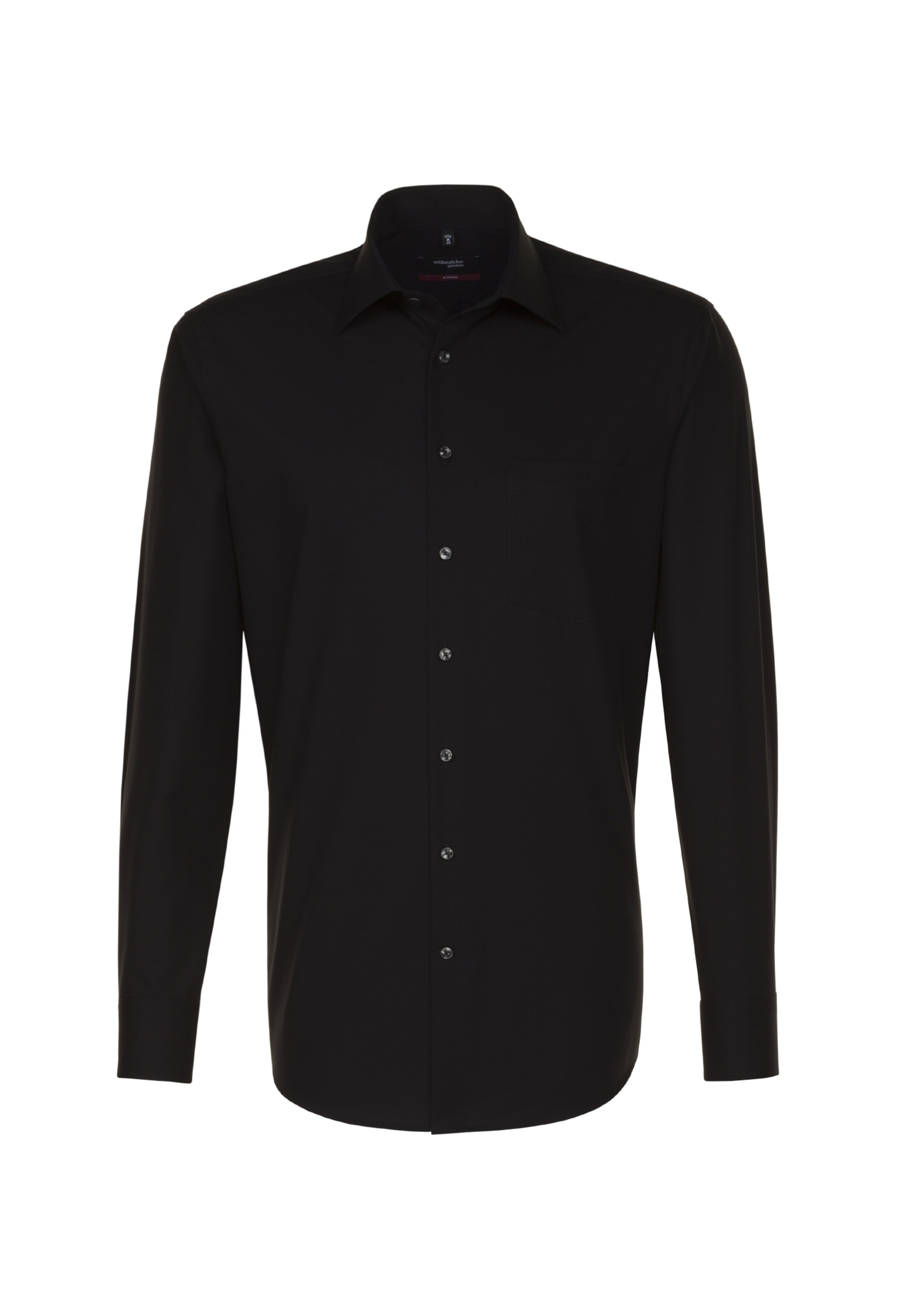 SEIDENSTICKER Triiksärk 'SMART ESSENTIALS', värv must: eest vaates