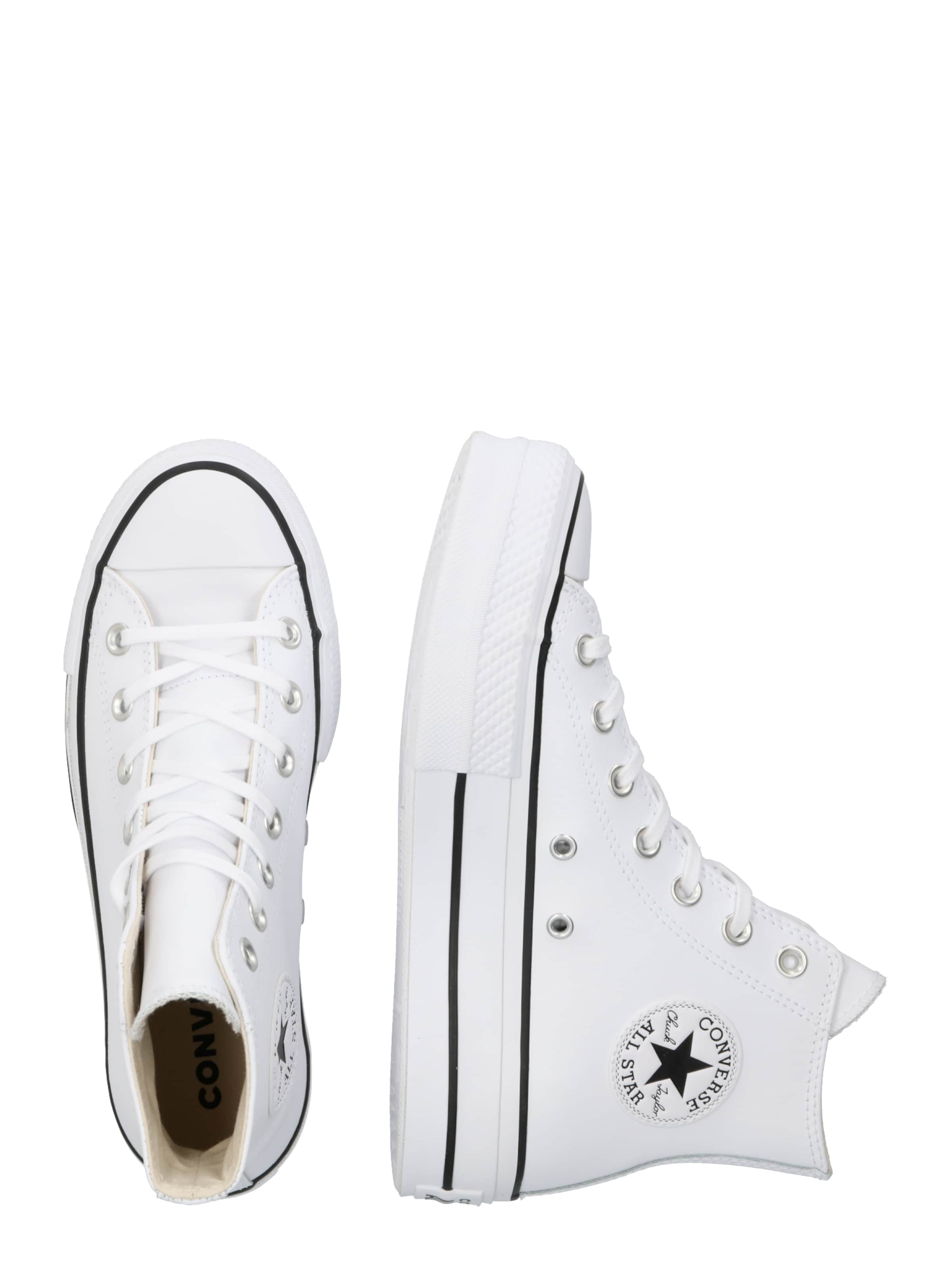 Baskets hautes 'CHUCK TAYLOR ALL STAR' CONVERSE en blanc : sur le côté