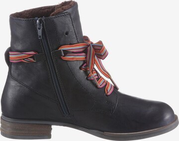 JOSEF SEIBEL Lace-Up Ankle Boots 'Sanja' in Blue