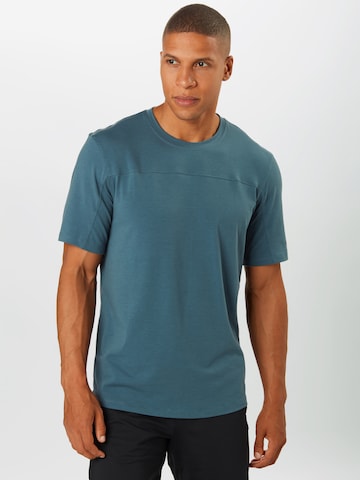 ADIDAS SPORTSWEAR - Regular Fit Camisa funcionais em azul: frente