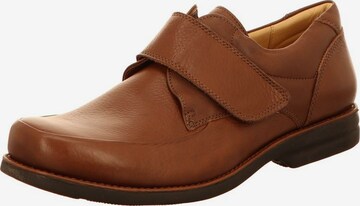 Anatomic Lace-Up Shoes in Brown: front