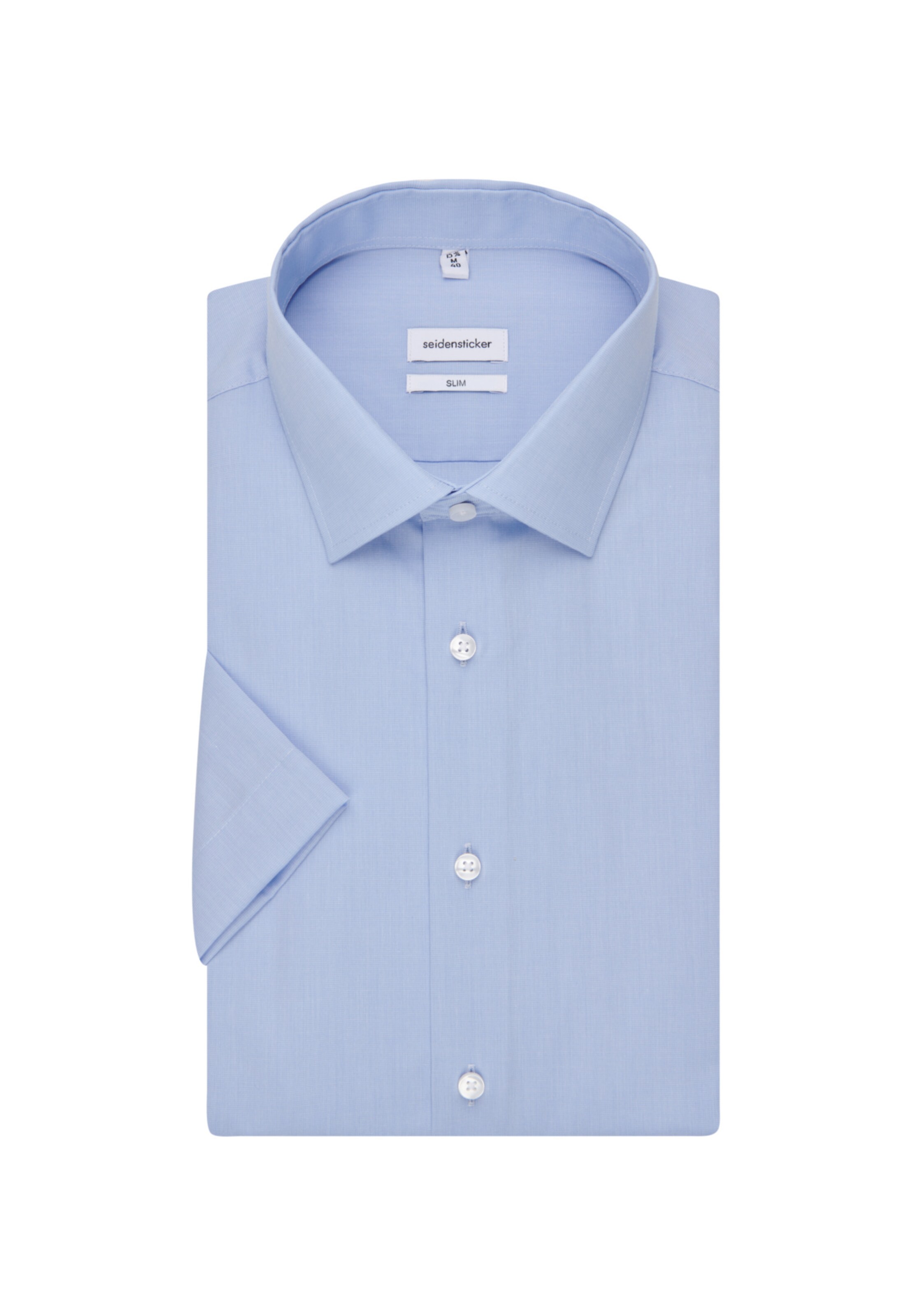SEIDENSTICKER Slim fit Button Up Shirt in Blue