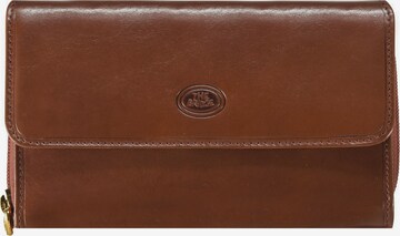 The Bridge Wallet in Brown: front