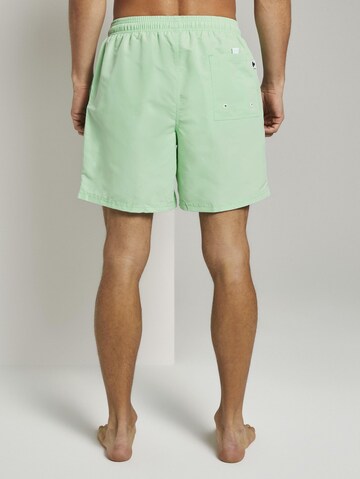 Shorts de bain 'Jeremy' TOM TAILOR en vert