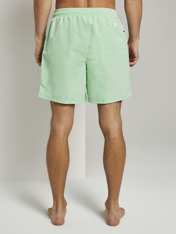 TOM TAILOR Badeshorts 'Jeremy' in Grün