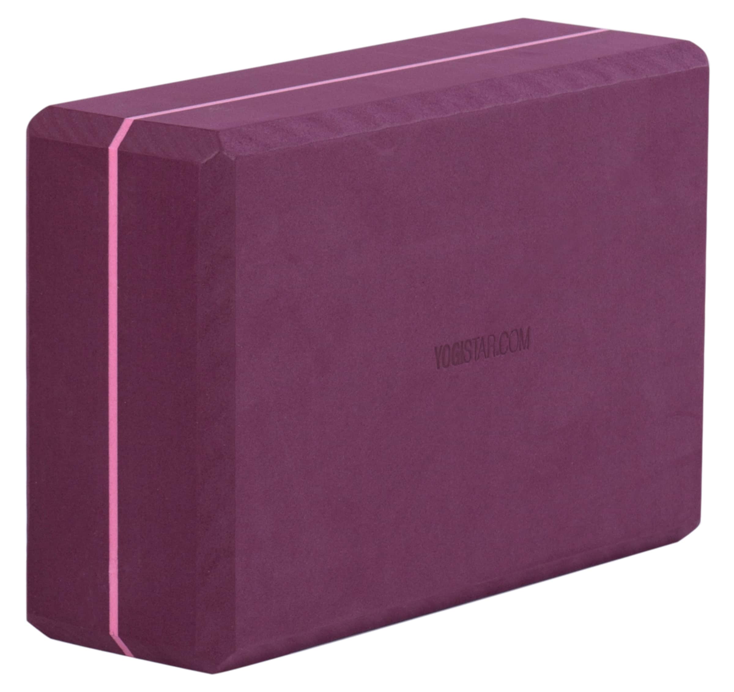 YOGISTAR.COM Yogablock 'Yogiblock Big' in Rot: Vorderseite