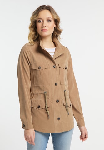 DREIMASTER Between-Season Jacket in Beige: front