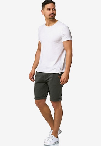 INDICODE JEANS Regular Shorts 'Cuba' in Grau