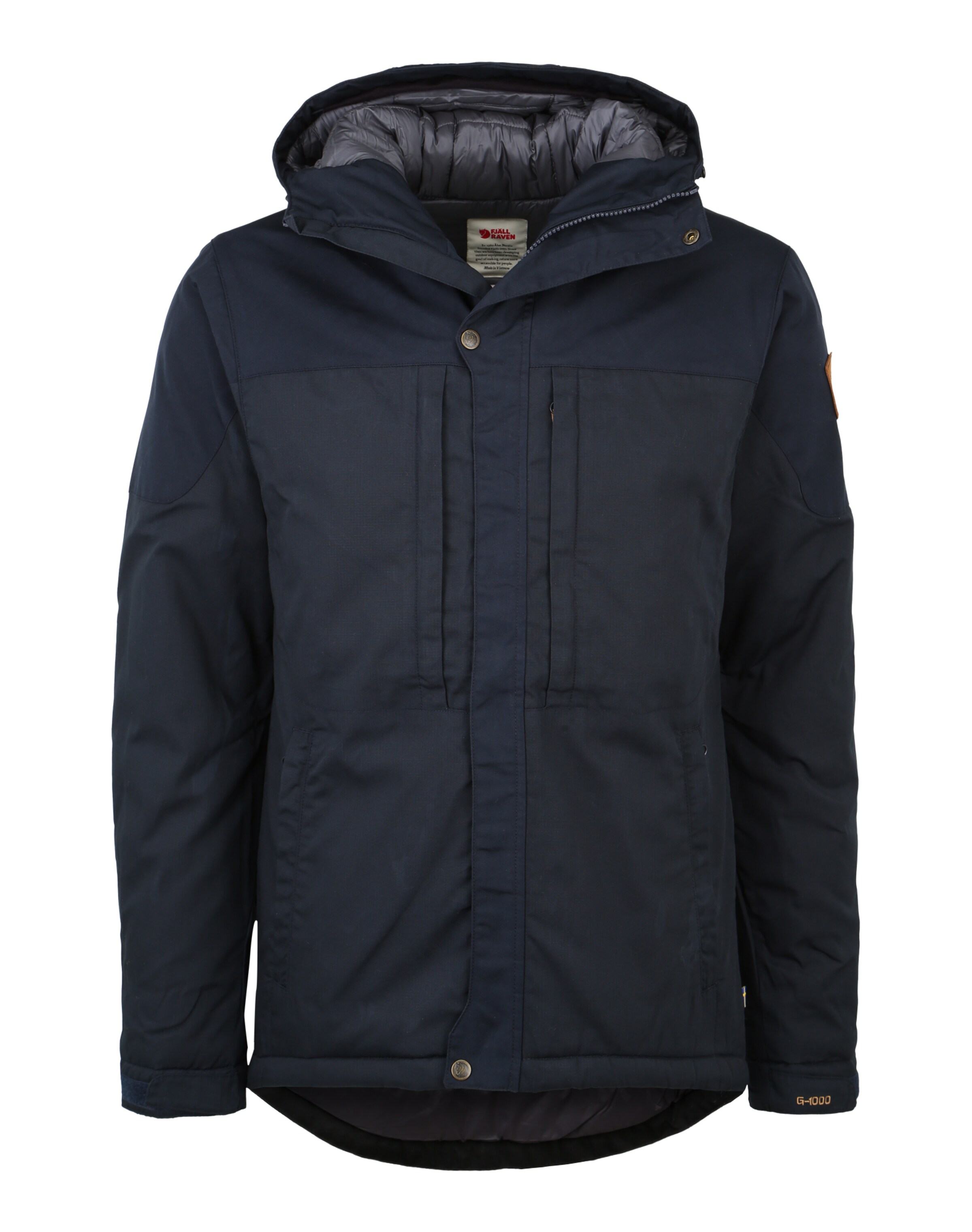 Fjällräven Outdoor jacket 'Skogsö' in Blue: front