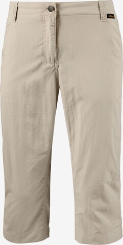 JACK WOLFSKIN Outdoorbroek 'Kalahari' in Beige: voorkant