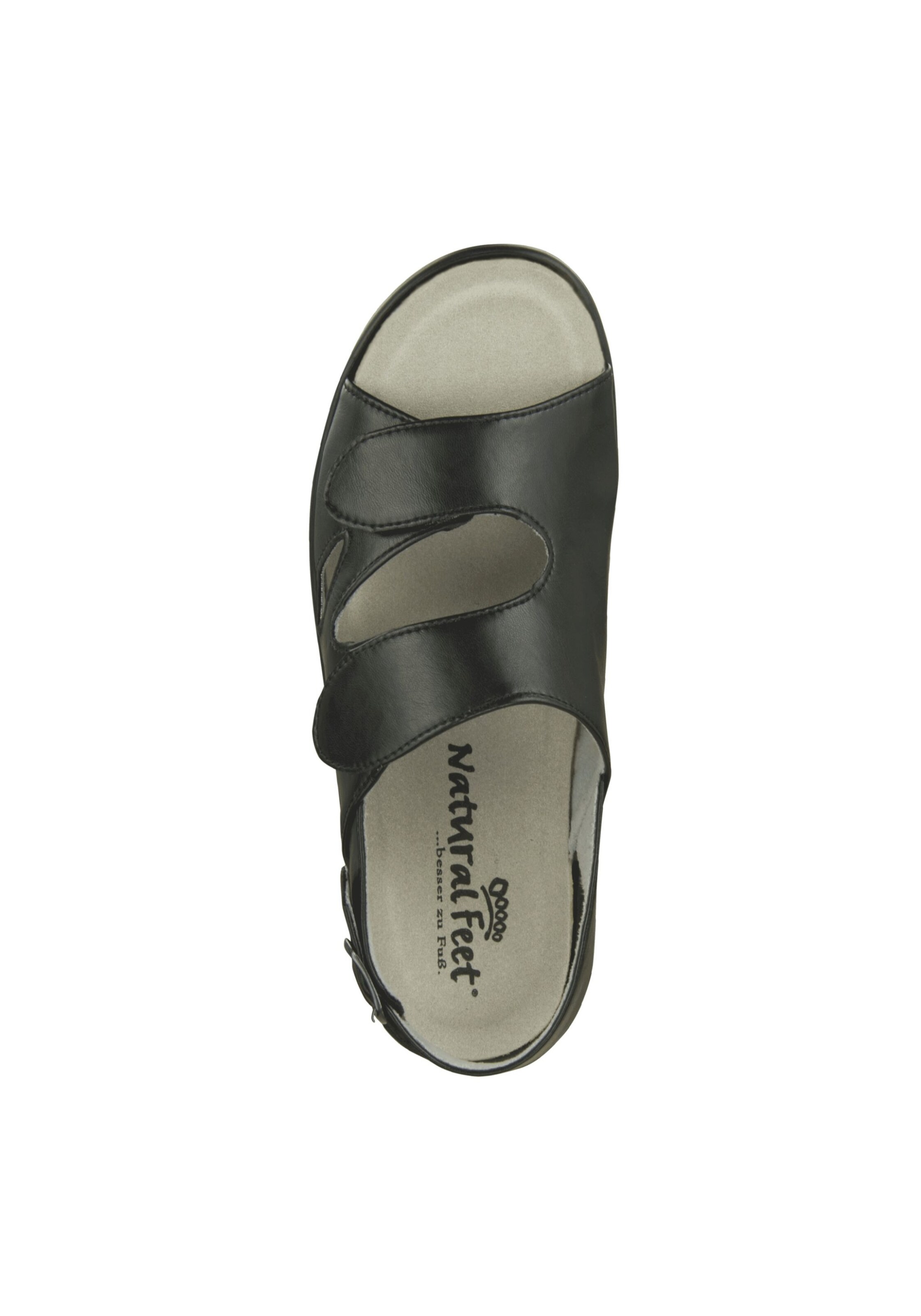 Natural Feet Sandaal 'Cornelia' in Zwart