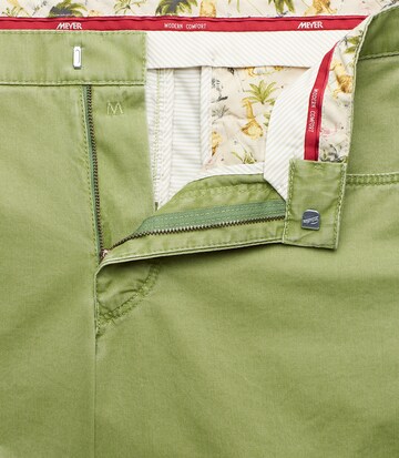 Meyer Hosen Slim fit Chino Pants 'Diego' in Green