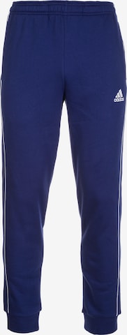 Pantalon de sport 'Core 18' ADIDAS SPORTSWEAR en bleu : devant