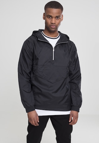 Urban Classics Between-season jacket 'Windbreaker' in Black: front