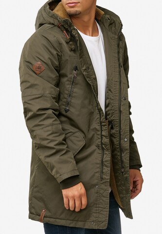 Parka d’hiver 'Bardsley' INDICODE JEANS en vert