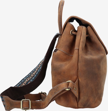 GREENBURRY Rucksack 'Santana City' in Braun