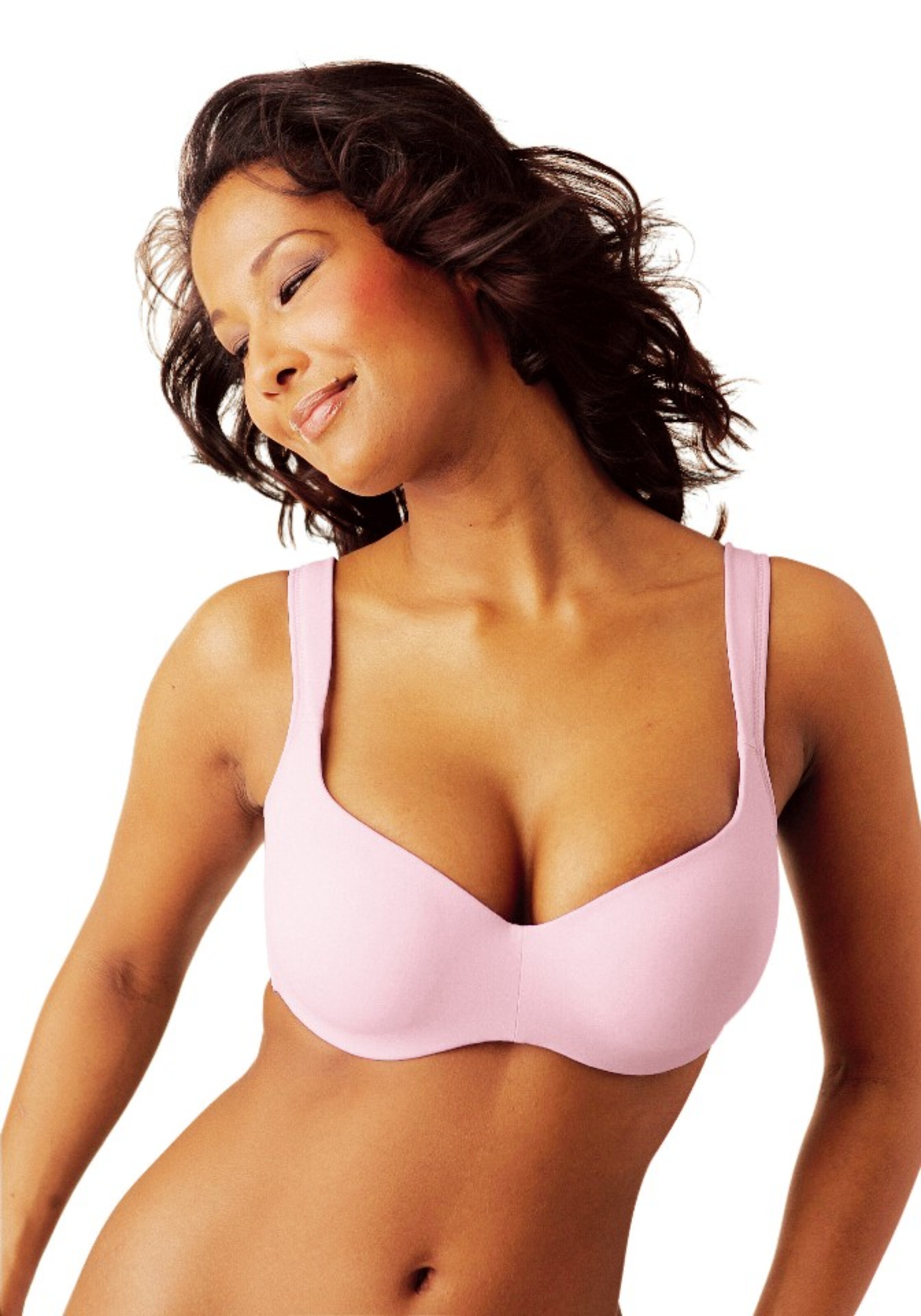 NUANCE T-shirt BH in Roze: voorkant