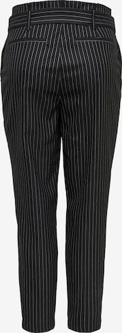 ONLY Tapered Pleat-Front Pants in Black