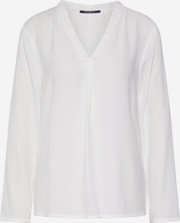 BRUUNS BAZAAR Bluse i hvid: forside