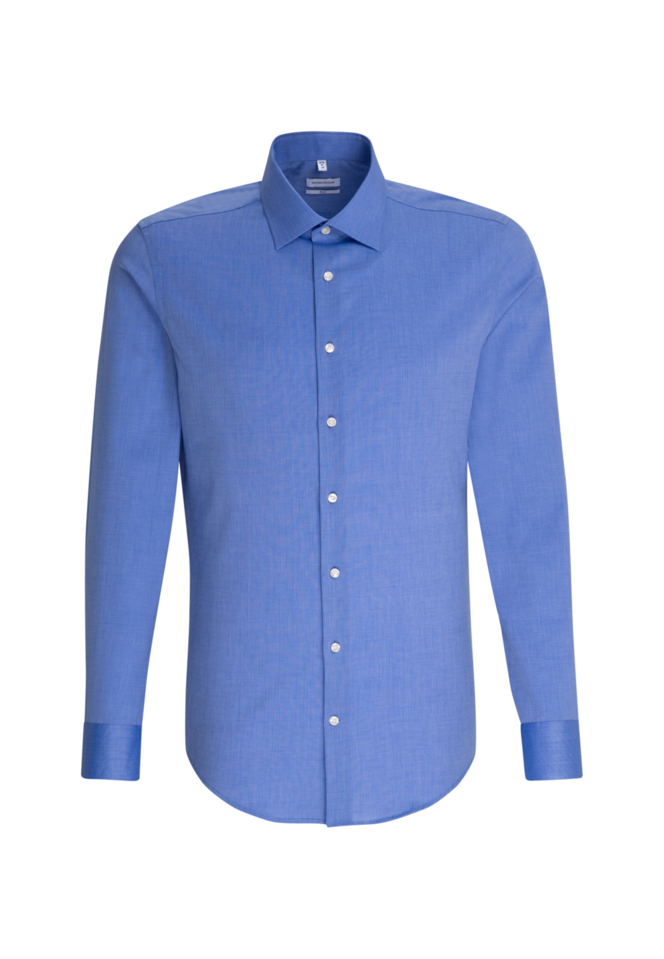 SEIDENSTICKER Zakelijk overhemd in Blauw: voorkant