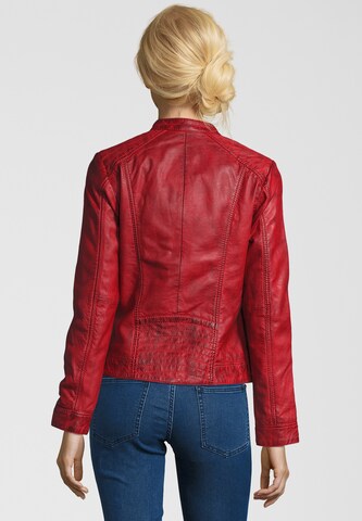 7ELEVEN Lederjacke 'ROSALIE' in Rot